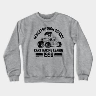 Kunio Kart High School Racing Shirt - Black (Light BG) Crewneck Sweatshirt